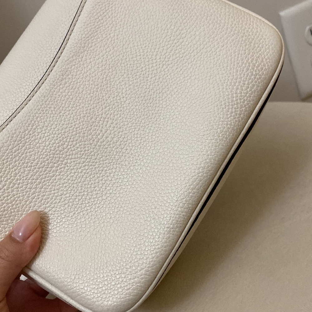 Coach Cream Leather Crossbody Bag with Gold Hardware - Picture 11 of 11